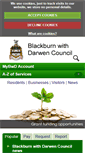 Mobile Screenshot of blackburn.gov.uk